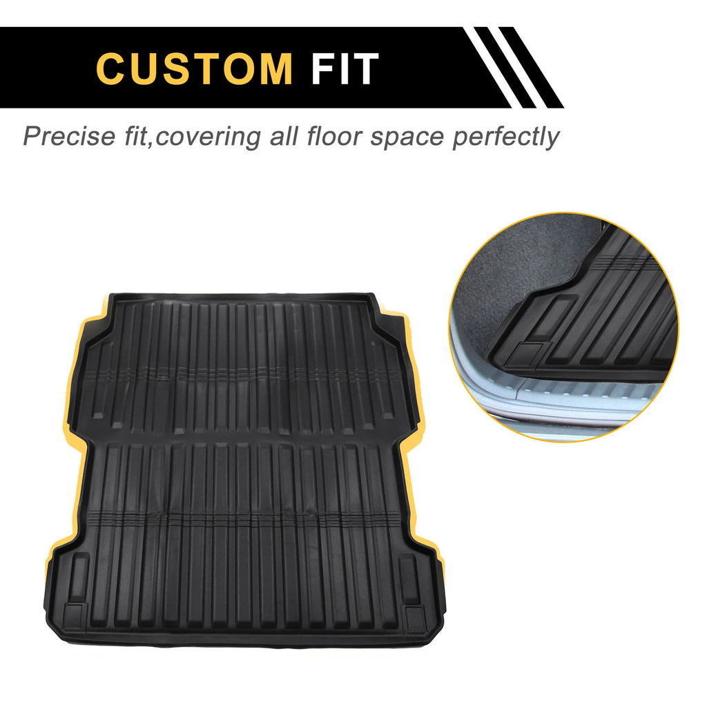 Cargo Liner Rear Trunk Mat for Honda Ridgeline (2017–2024) TPE Stripe Pattern