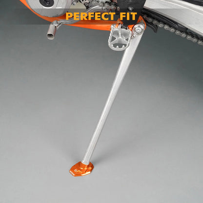 CNC Kickstand Side Stand Base Pad for KTM 150 250 300 350 450 XC XCF (2008–2023)