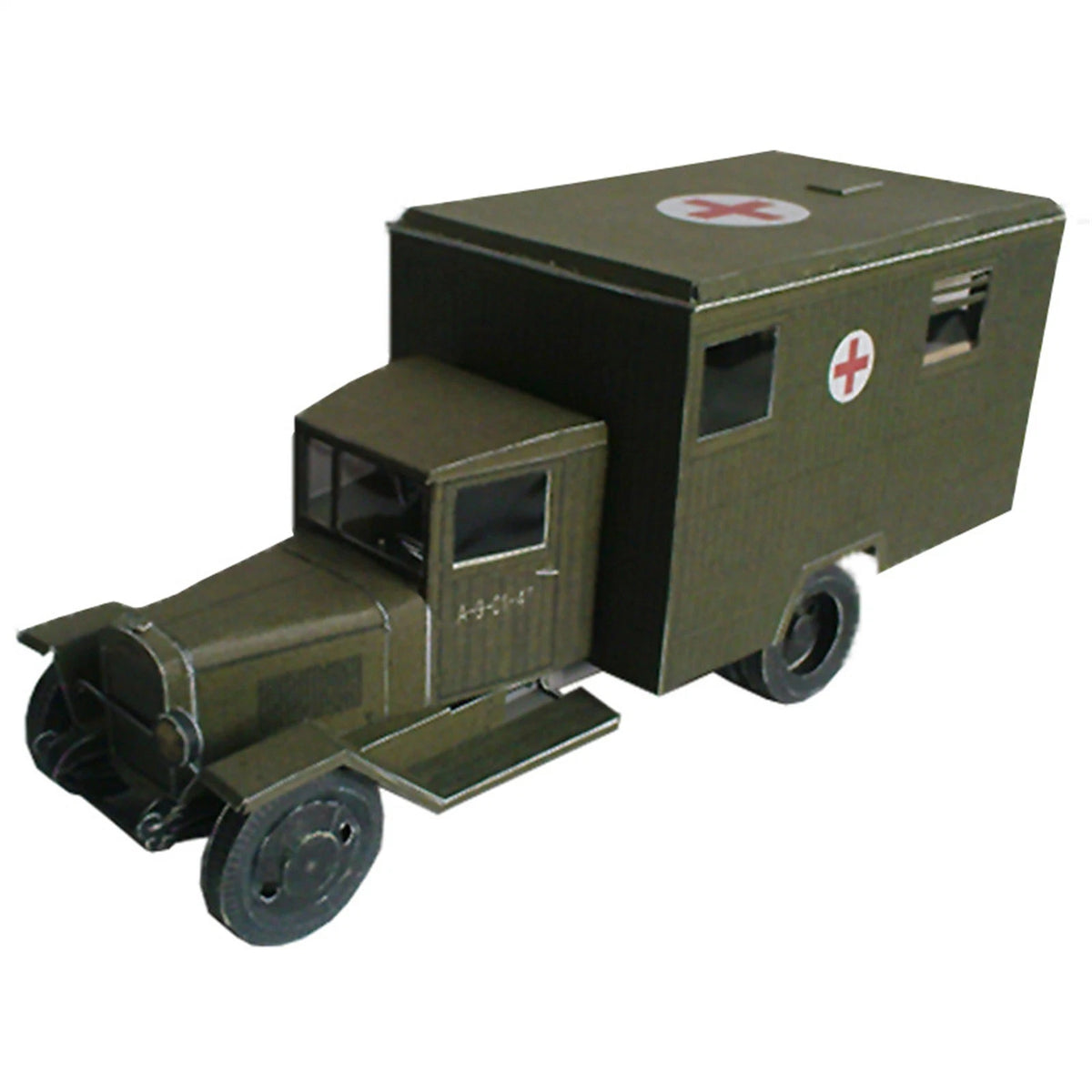 Zis-44 Battlefield Ambulance Paper Model for DIY Display (1:43 Scale)