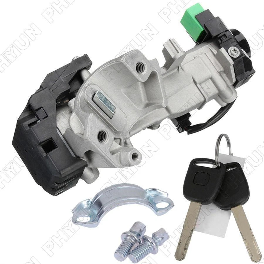 Ignition Switch Cylinder Lock Trans + 2 Keys Kit for Honda Accord CR-V (2003–2007)