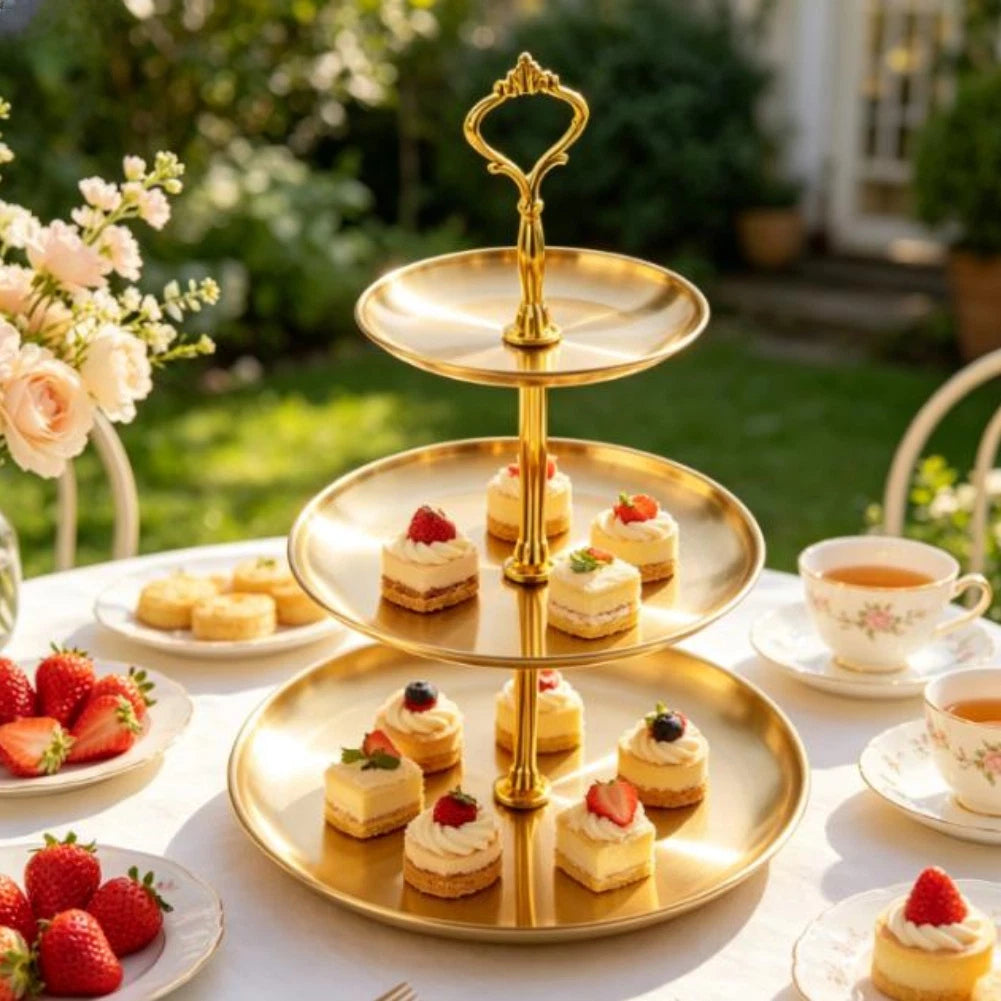 3 Layer Dessert Rack for Wedding Birthday Gatherings