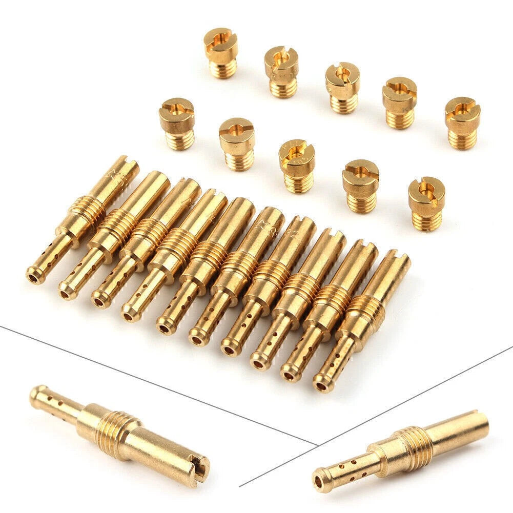 20pcs Carburetor Main Jet & Pilot Jet Kit for PWK CVK