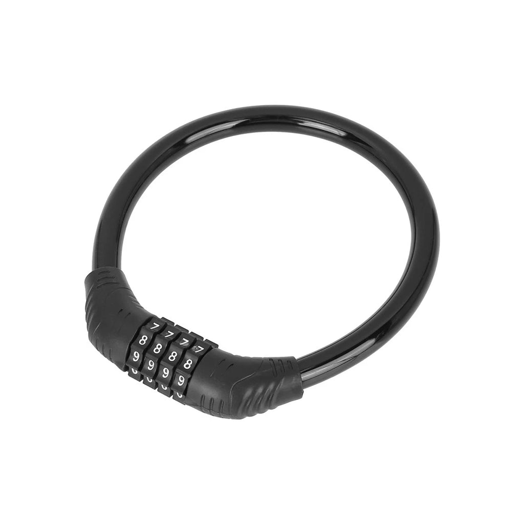 Portable Combination Bike Cable Lock 4 Digit Resettable for Universal Use (All Years)