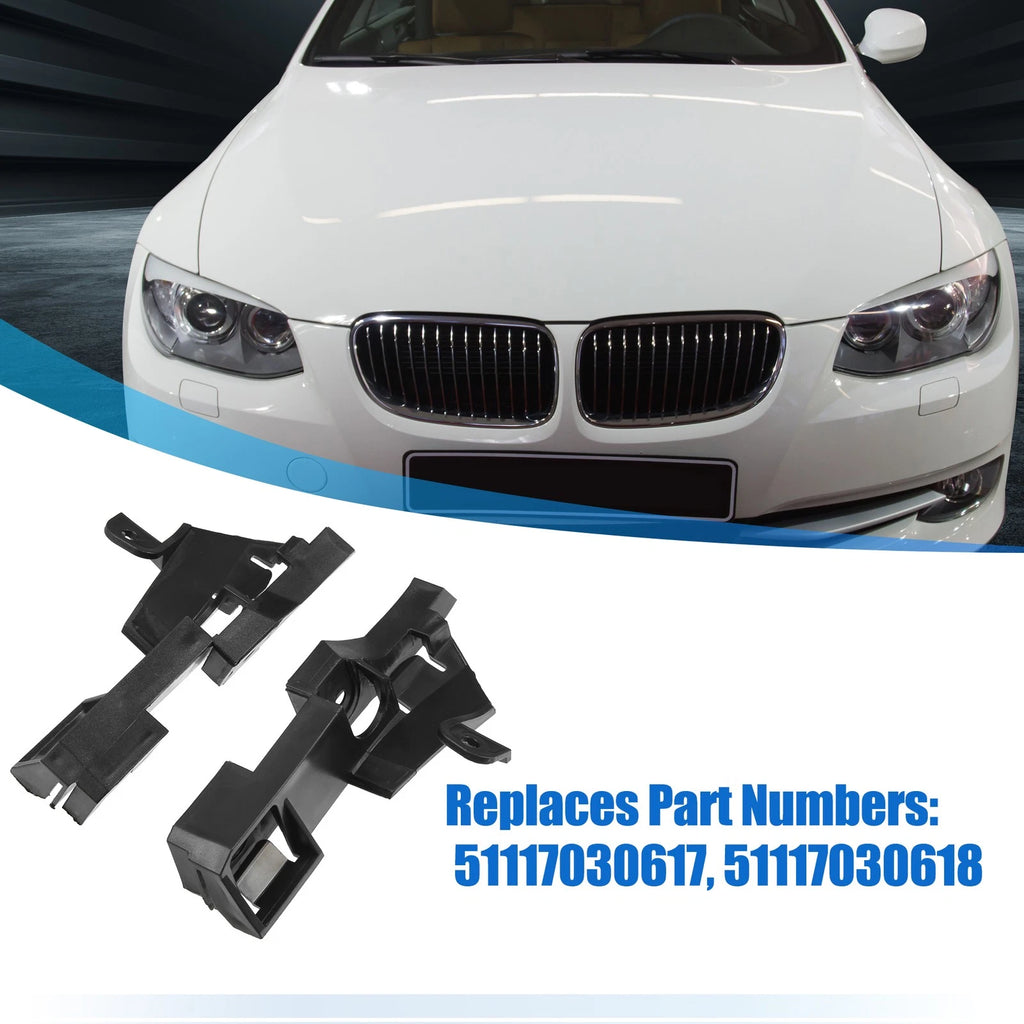 Front Bumper Mounting Support Bracket Pair for BMW 325i (2002–2005)