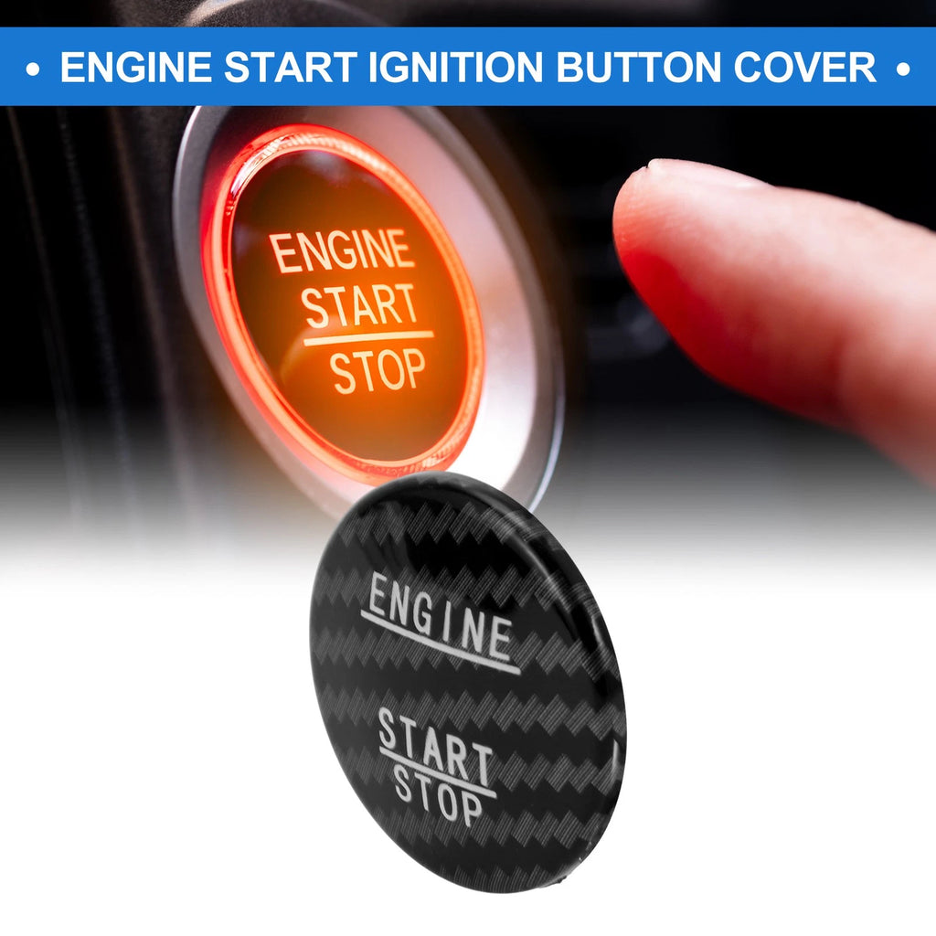 Push Start Button Cover for Mercedes Benz W176 3.5cm Black (OEM) (2012–2018)