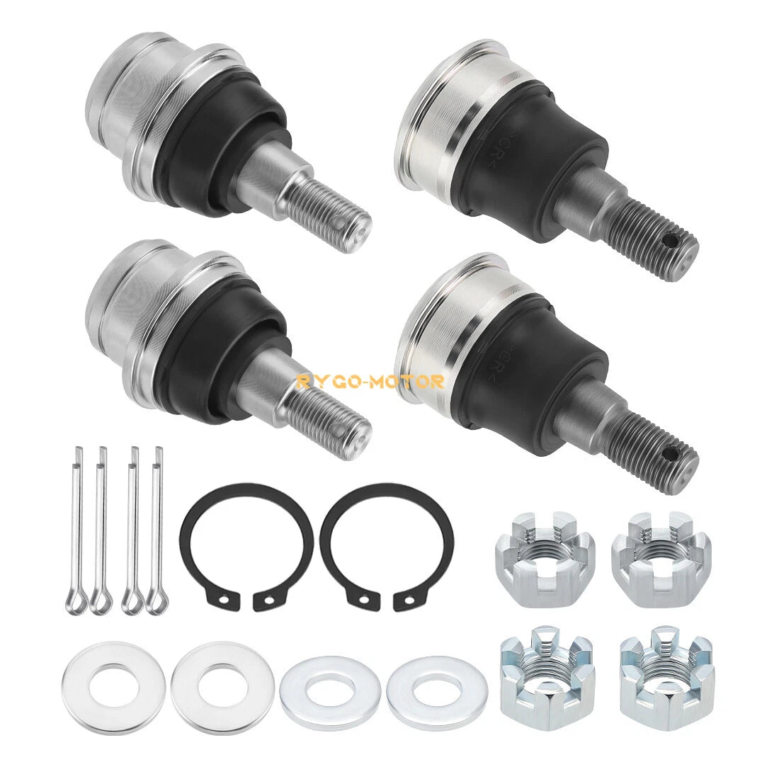 Set of 4 Heavy Duty Upper & Lower Ball Joints for Honda Talon 1000R & 1000X (2019–2023)