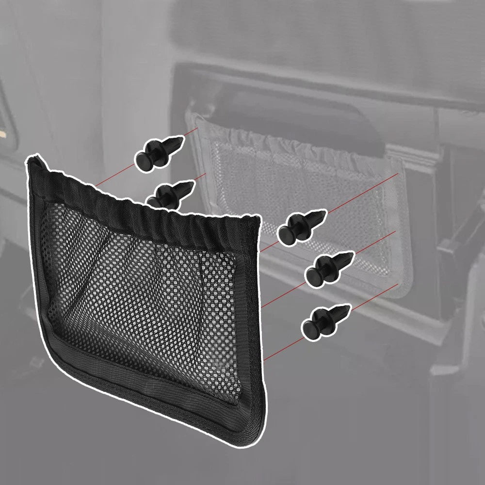 2Pcs Backrest Rear Storage Nets for Can-Am Defender MAX (2017–2023) 715003019