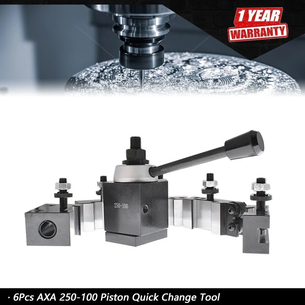Tool Holder Set for Lathe 6-12" AXA 250-100 (6PC)
