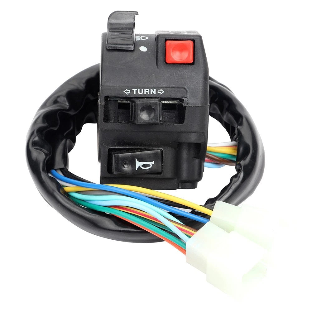 Handlebar Switch for Motorcycle Lights and Signals (Universal Fit)