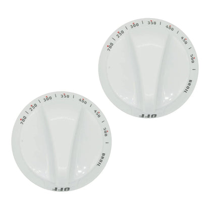 2X Control Knob for GE Range Stove Oven (WB03K10037)