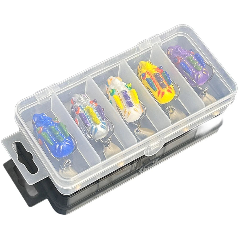 Swimbait Frog Lure for Universal Use (3D Eyes, Compact, Lightweight)
