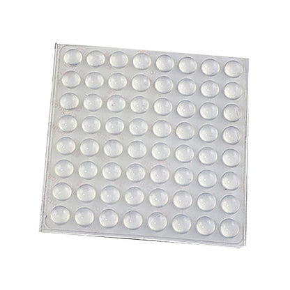 64 Pack Silicone Anti-Collision Pads with 3M Sticker for Universal Use