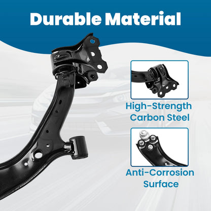 12x Control Arm Suspension Kit w/ Ball Joints Tie Rod for Honda CR-V (2007–2011)