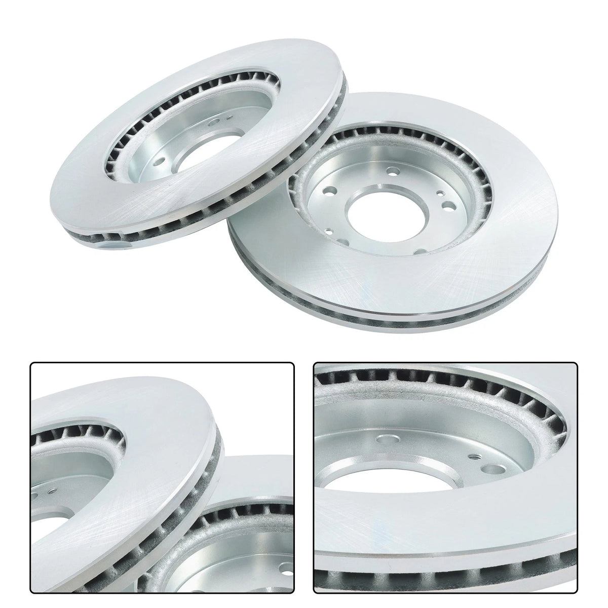 Front Brake Disc and Pad Kit for Hyundai Elantra (2011–2016) R-31584