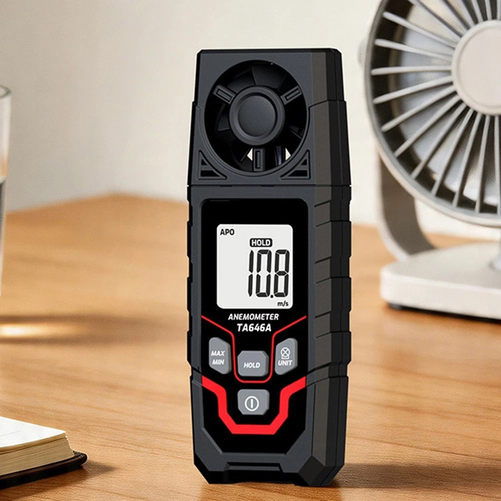 Digital Anemometer for Outdoor Sports (Portable Wind Gauge)