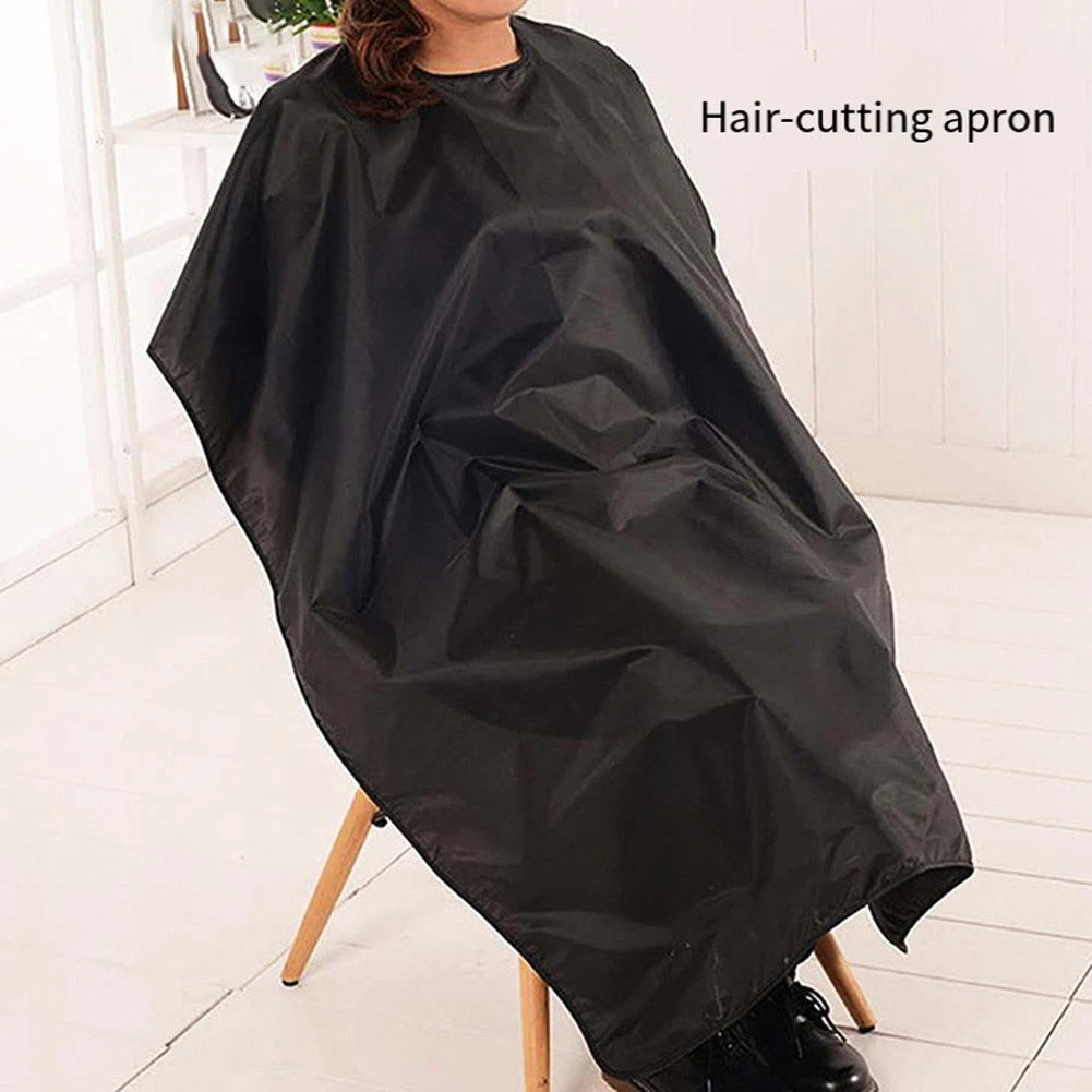 Haircutting Cape for Salon Use - Adjustable Neckline, Polyester Fabric