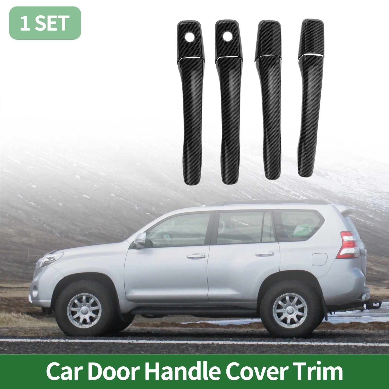 Car Door Handle Cover Trim Replacement for Mitsubishi Lancer EVO (2002–2007)