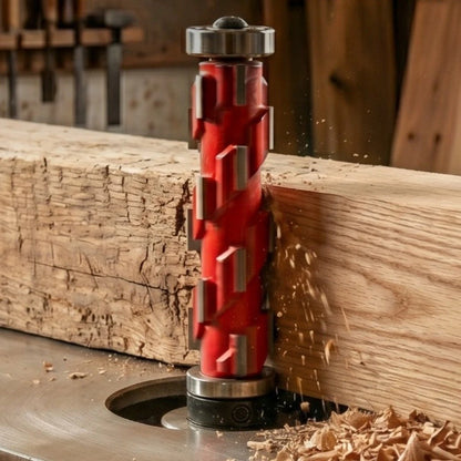 Flush Trim Router Bit 12mm 1/2 Inch Double Bearing Carbide Spiral