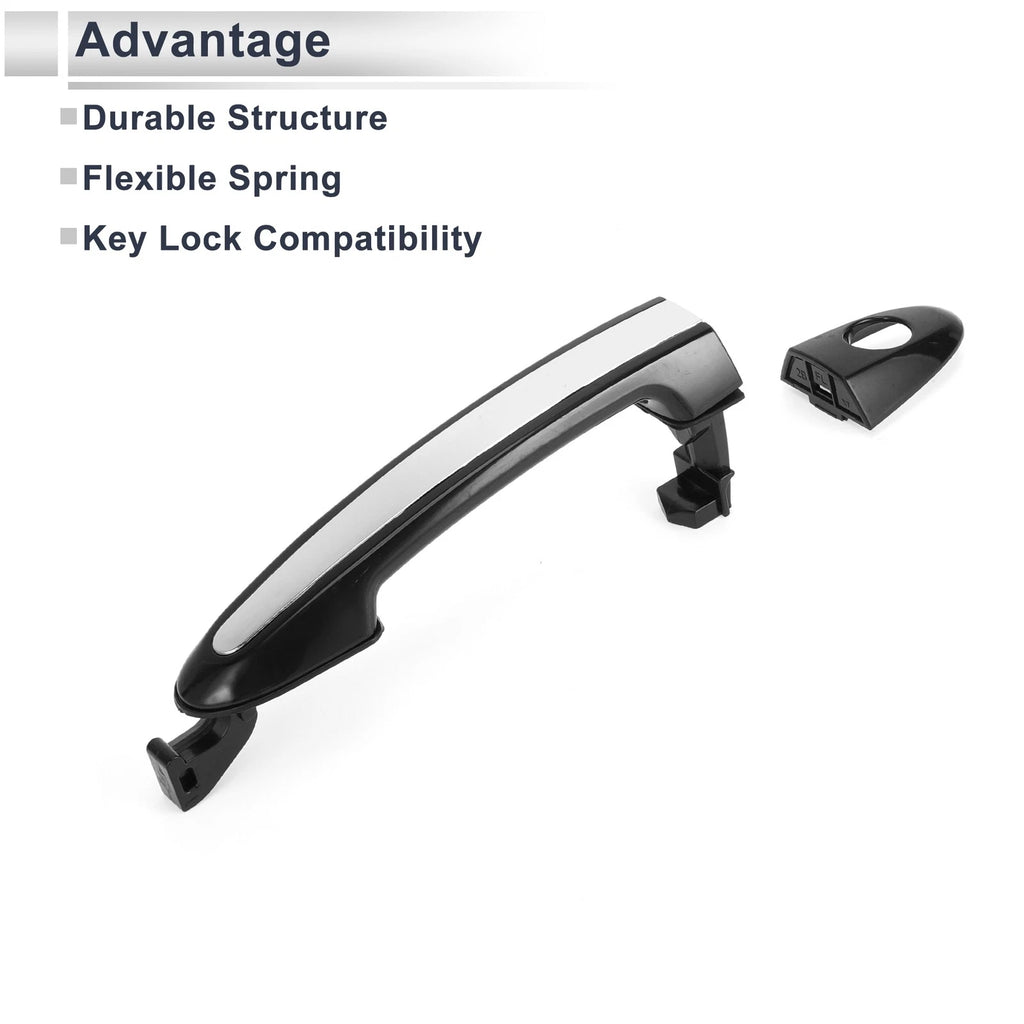 Front Left Car Exterior Door Handle Replacement for Hyundai Santa Fe (2007–2012)