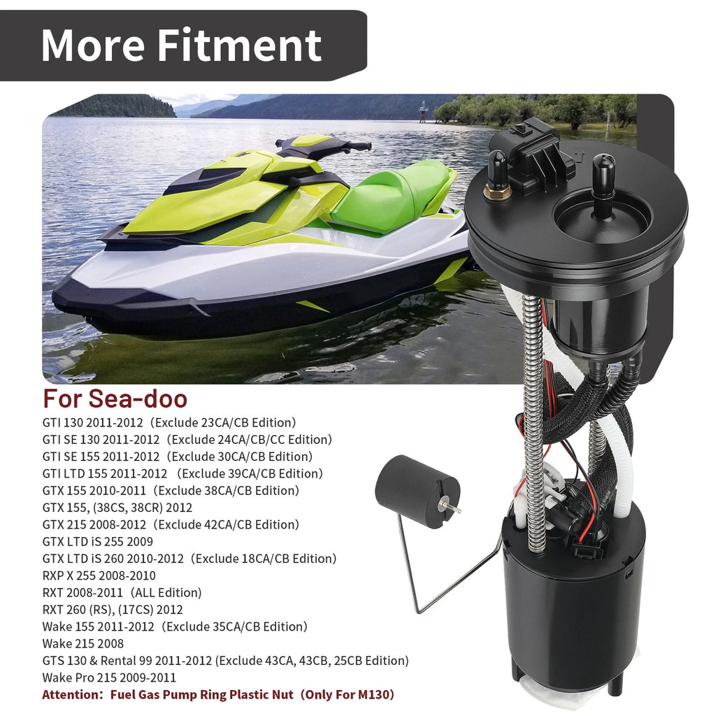 Fuel Pump Assembly #275500734 for Sea-Doo RXP X 255 RXT 215 260 Wake 155 Pro 215 (2008–2019)