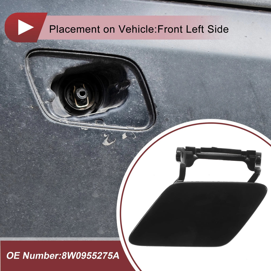 Front Left Washer Nozzle Cover Cap Replacement for Audi A4 Avant 8W (2015–2019)