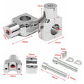 Handlebar Adapter Risers Clamp Mounts for Harley Fatboy (1990–2023)