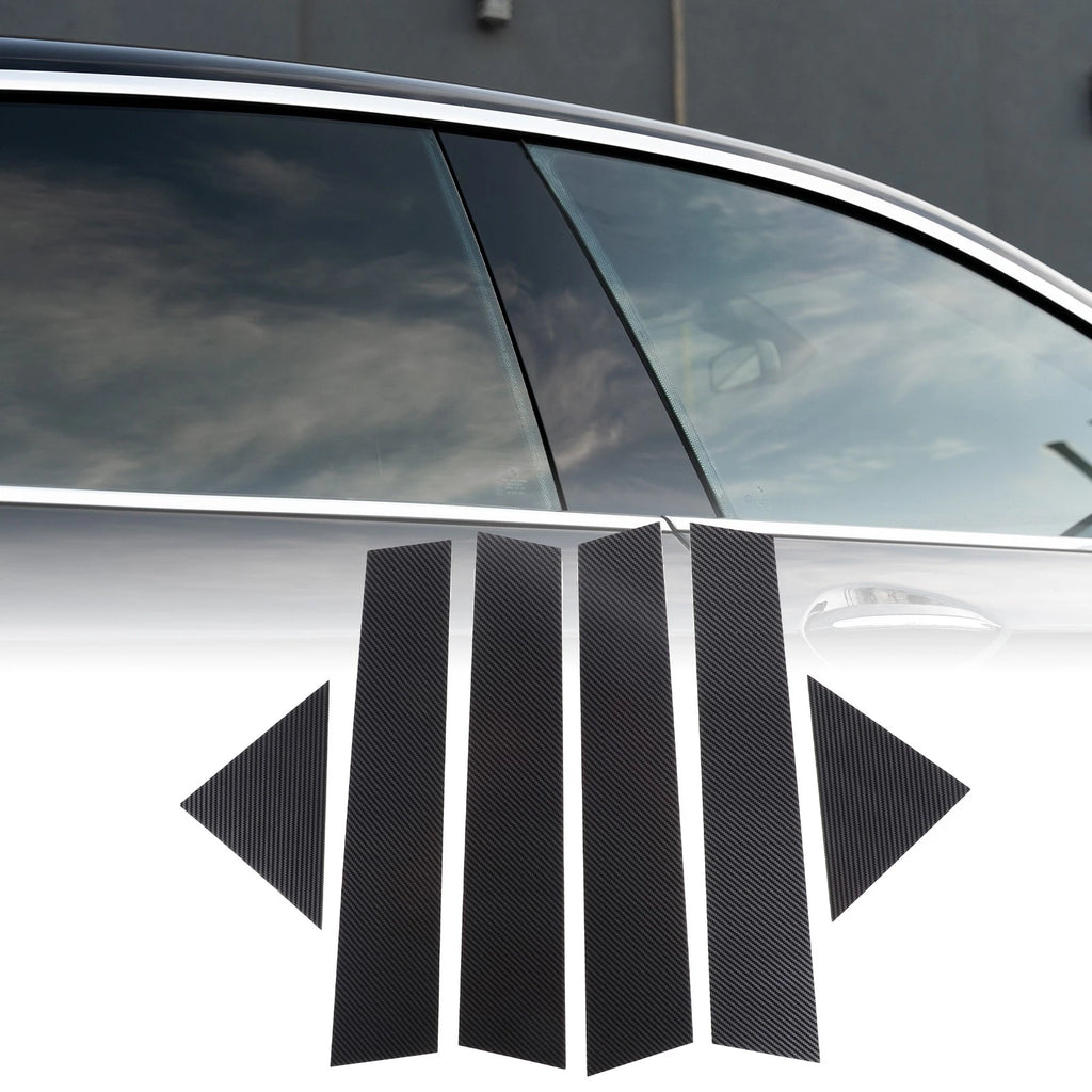6pcs Pillar Window Trim Covers Replacement for Dodge Magnum (2005–2008)