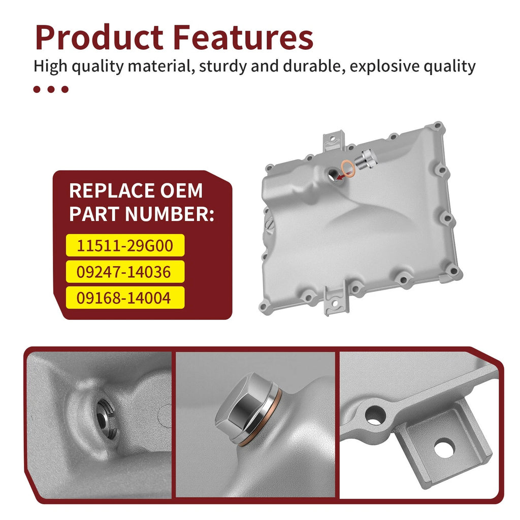 Oil Pan for Suzuki GSXR 1000 (2005–2006), GSXR 600-750 (2004–2005) 11511-29G00
