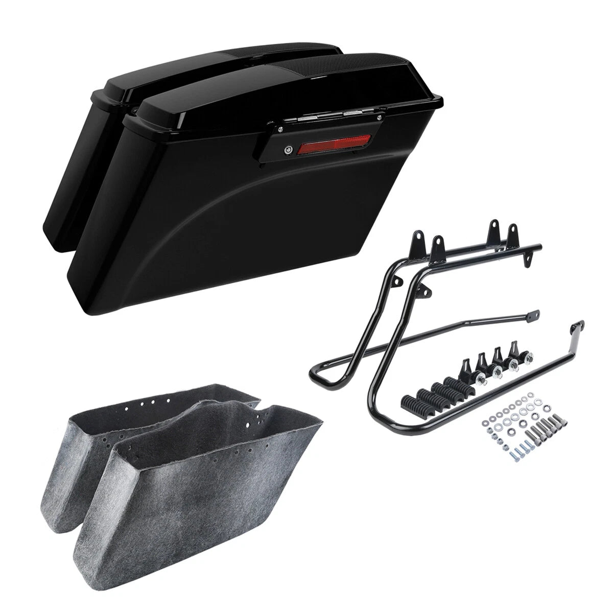Saddlebag Speaker Lid Conversion Bracket for Harley Softail (1986–2017)