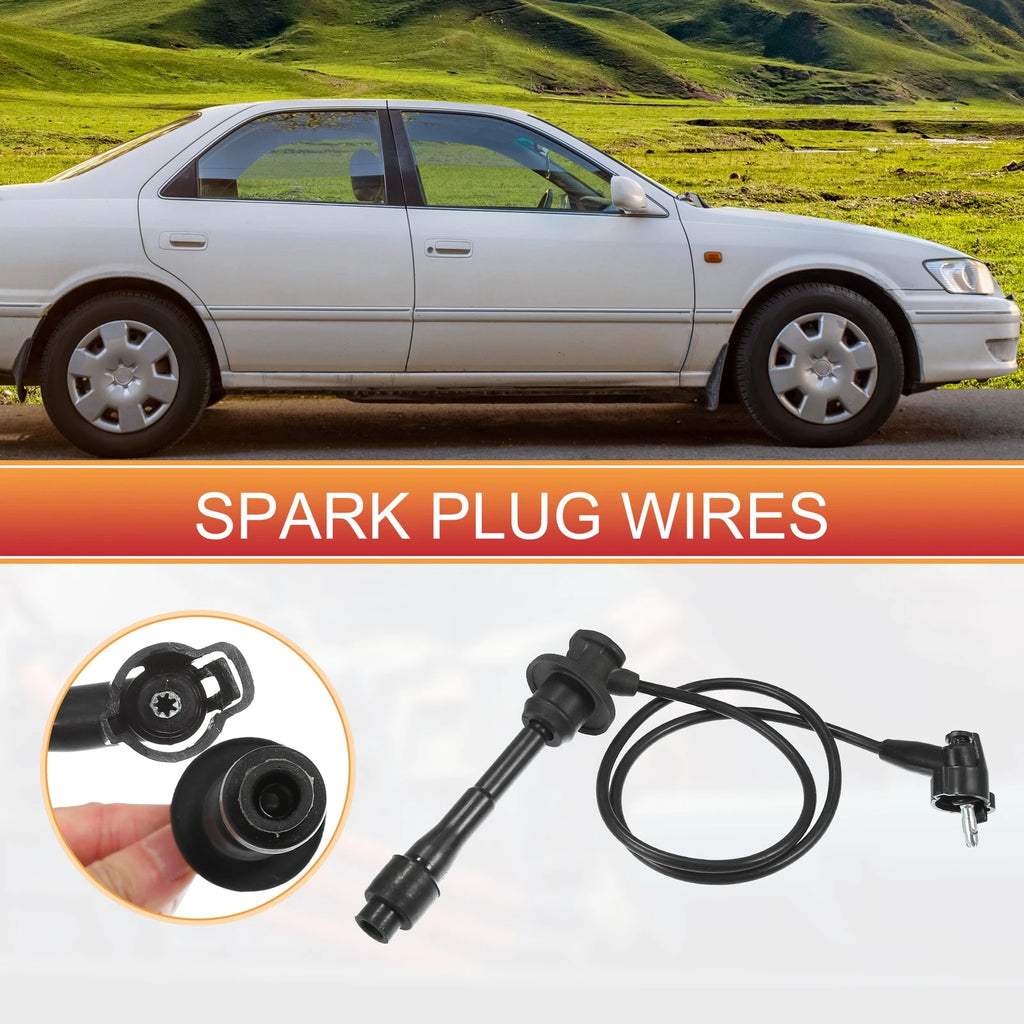 3PC Ignition Coil Spark Plug Wire Cable Replacement for Lexus ES300 (1997–2001)