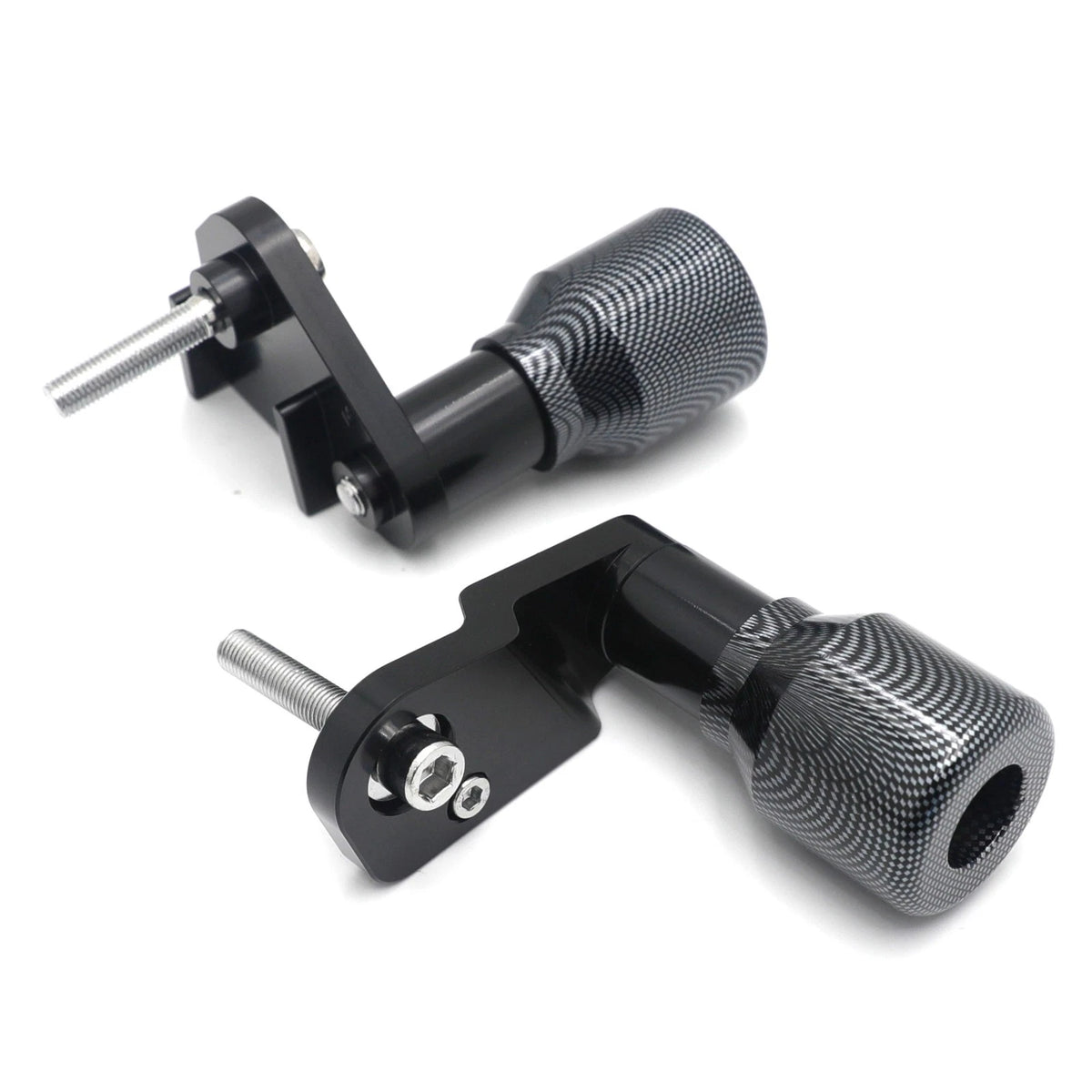 No Cut Carbon Frame Slider Crash Protector for Suzuki GSX-R 1000 (2017–2024)