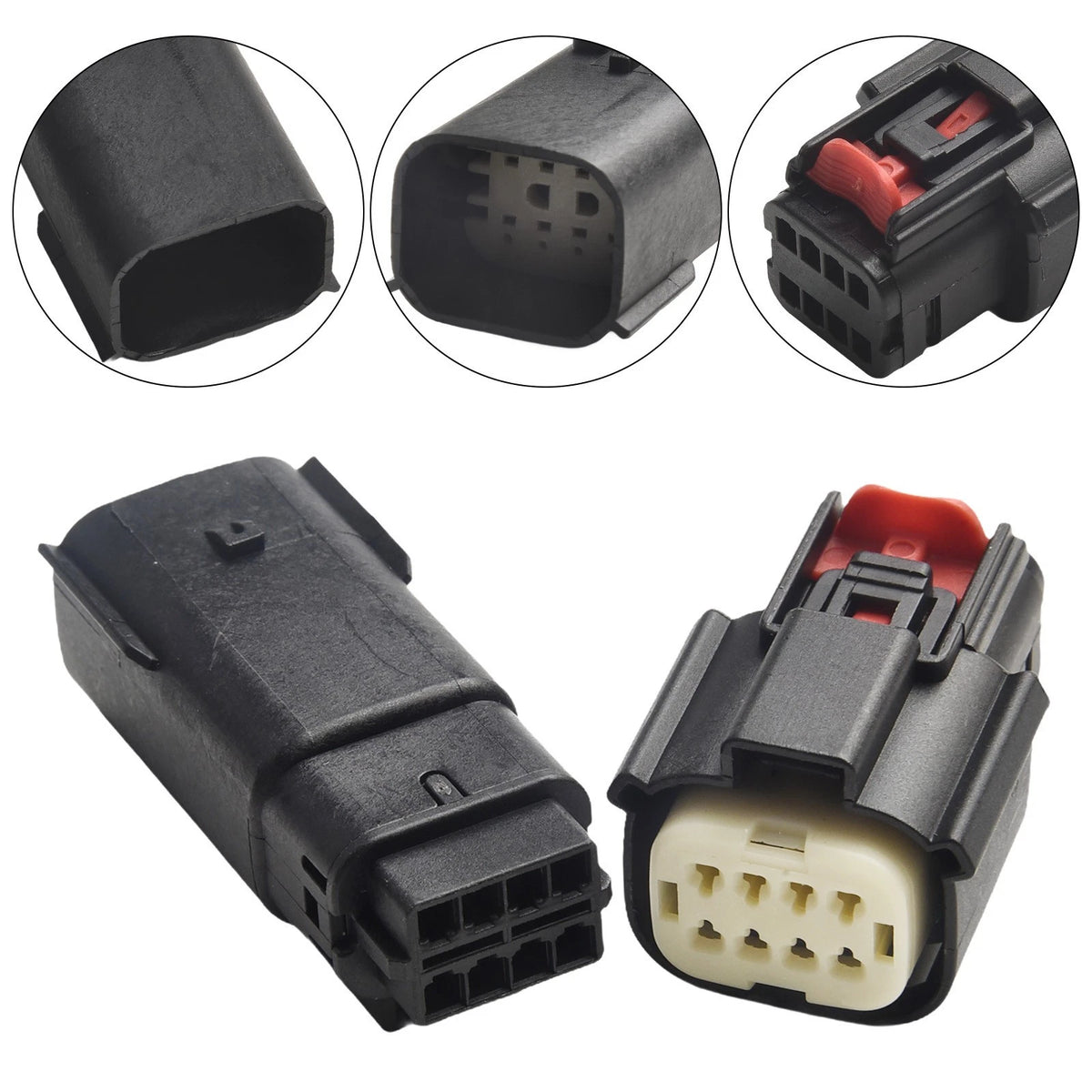 8 Pin Waterproof Tail Light Connector for Easy Installation