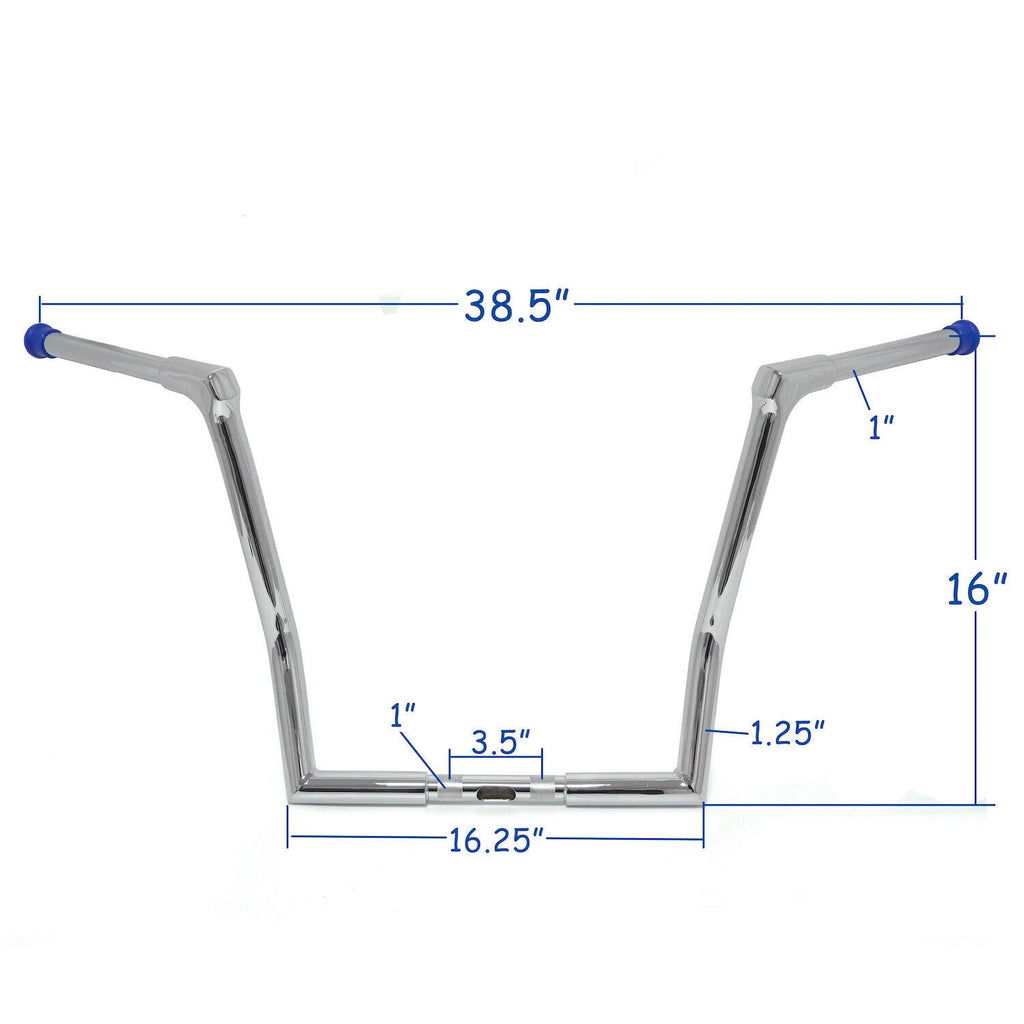 16" Ape Hanger Handlebar for Harley Touring (1986–Present)