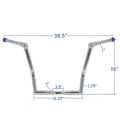 16" Ape Hanger Handlebar for Harley Touring (1986–Present)