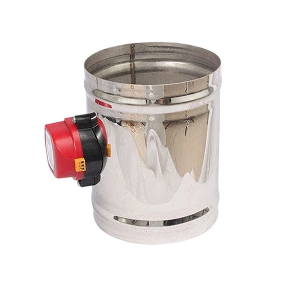 8 Inch Stainless Steel Motorized Duct Damper for HVAC (24V)