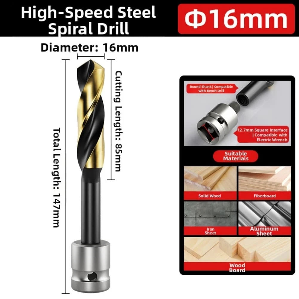 5 Piece Brad Point Drill Bit Set for Woodworking and Cabinetry