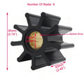 Flexible Impeller for Johnson F8 Pump (09-1029B, CEF 500105, Volvo 875736, 807904)