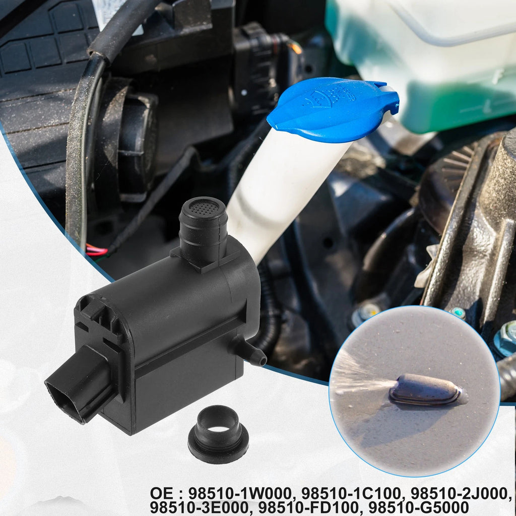 Windshield Washer Pump Replacement for Hyundai Accent (2012–2020)