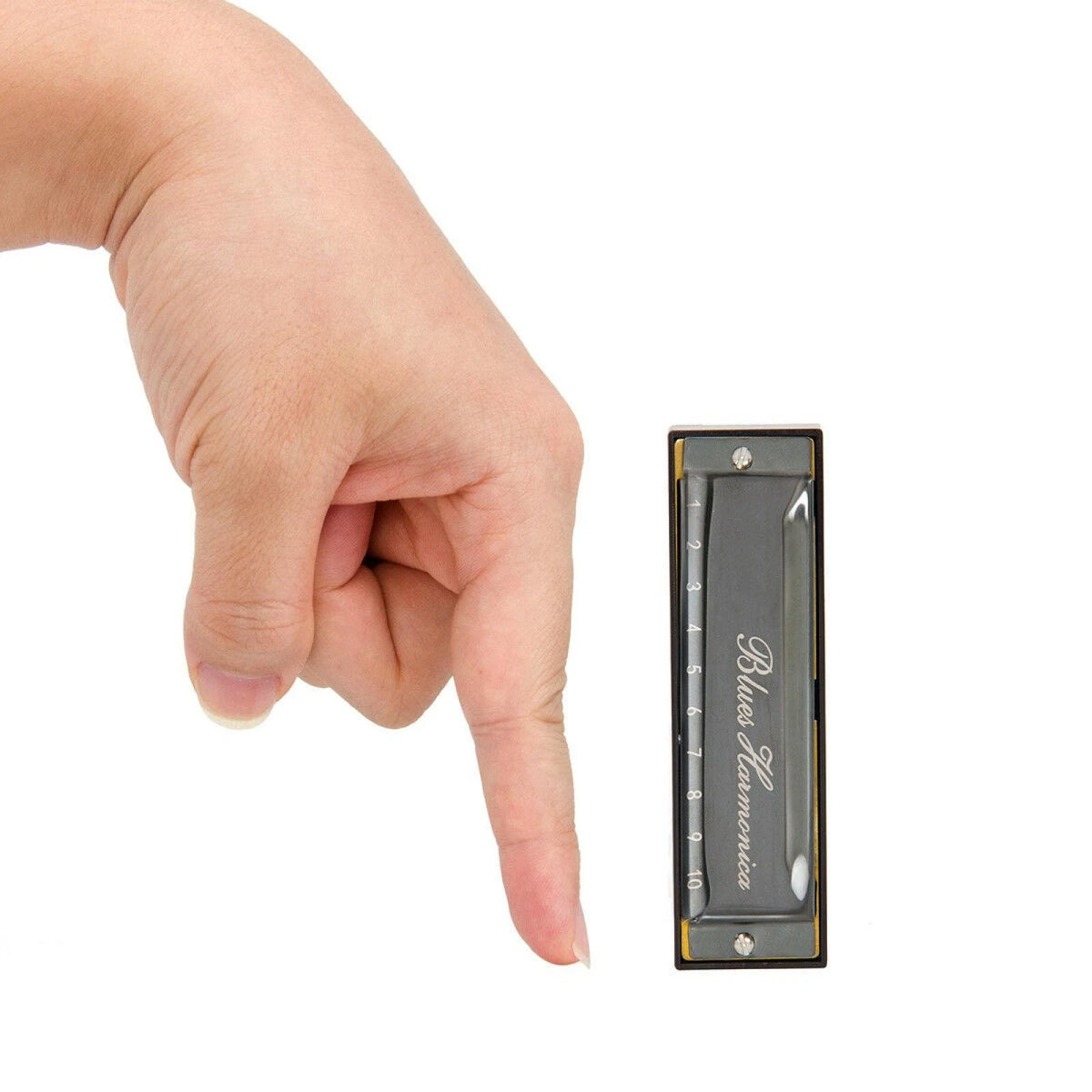 10 Hole Key of C Harmonica for Kids - Phosphor Bronze
