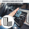 Cabin Air Filter Set Replacement for Honda Pilot 3.5L (2023–2024)
