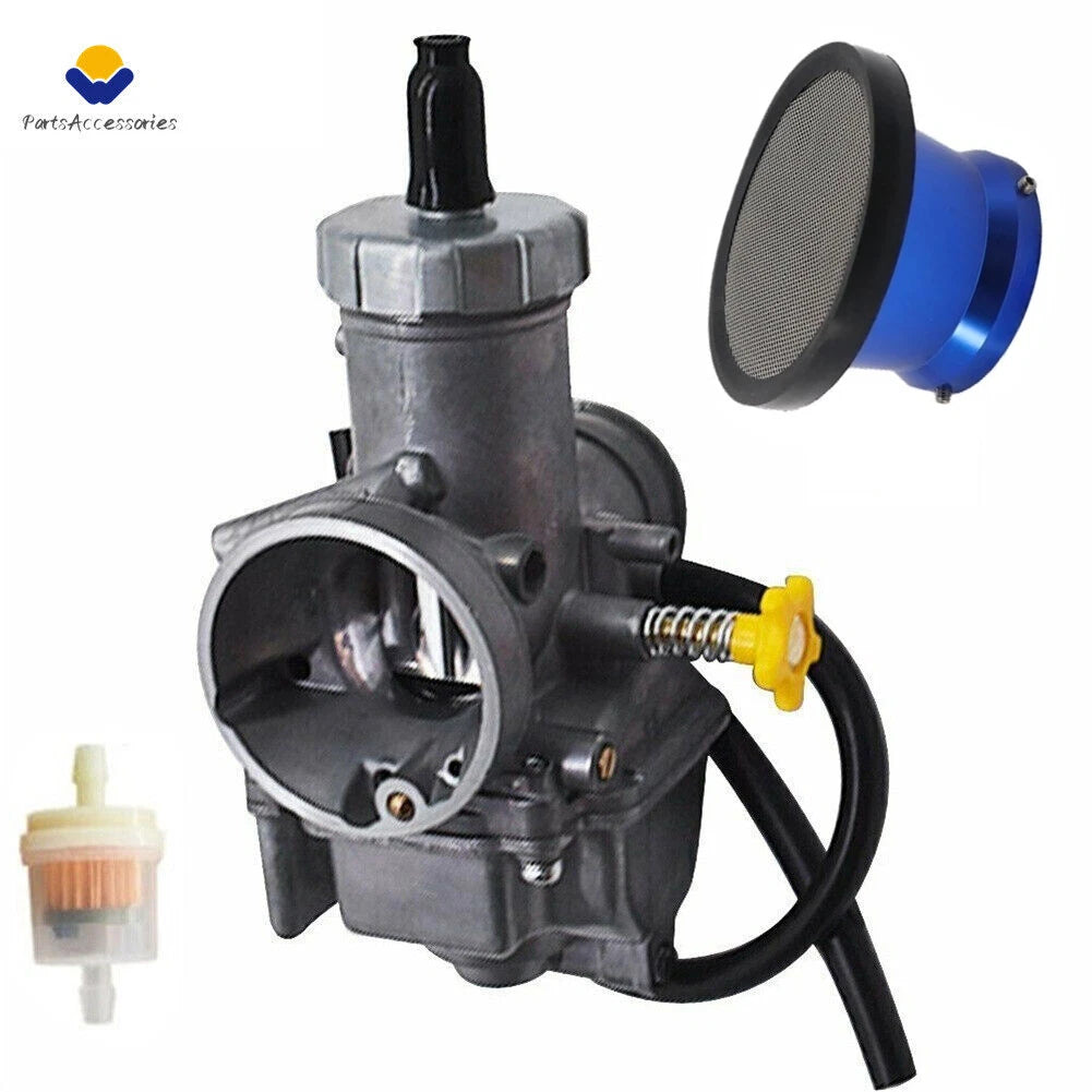 Carburetor & Air Filter for Kawasaki KX80 KX100 (1990–2013)