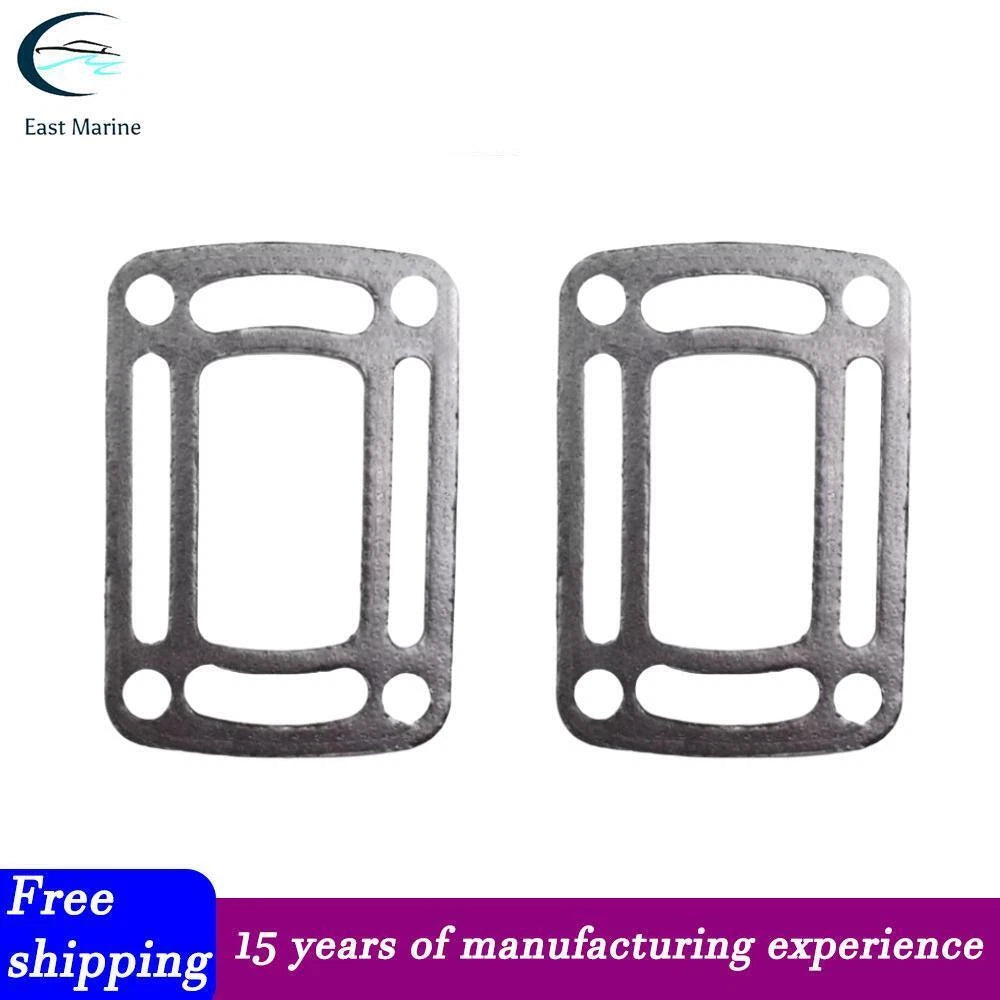 2X Gasket for Volvo Penta OMC Exhaust Elbow Riser (3850496, 3863191)