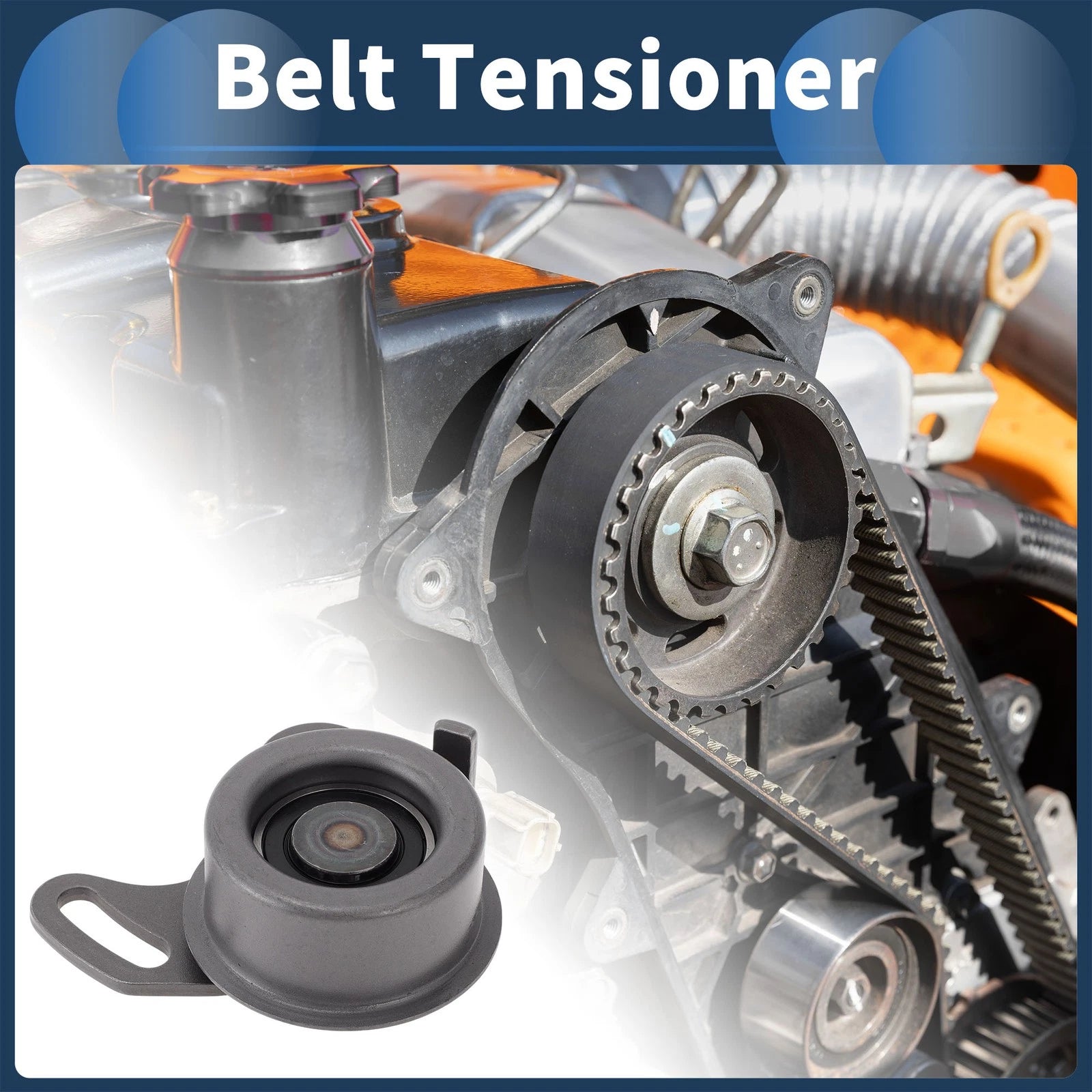 Belt Tensioner Replacement for Hyundai Accent 1994–2010 Metal 1 Piece
