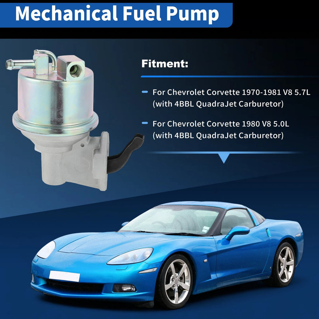 Mechanical Fuel Pump Replacement for Chevrolet Corvette 1970–1981