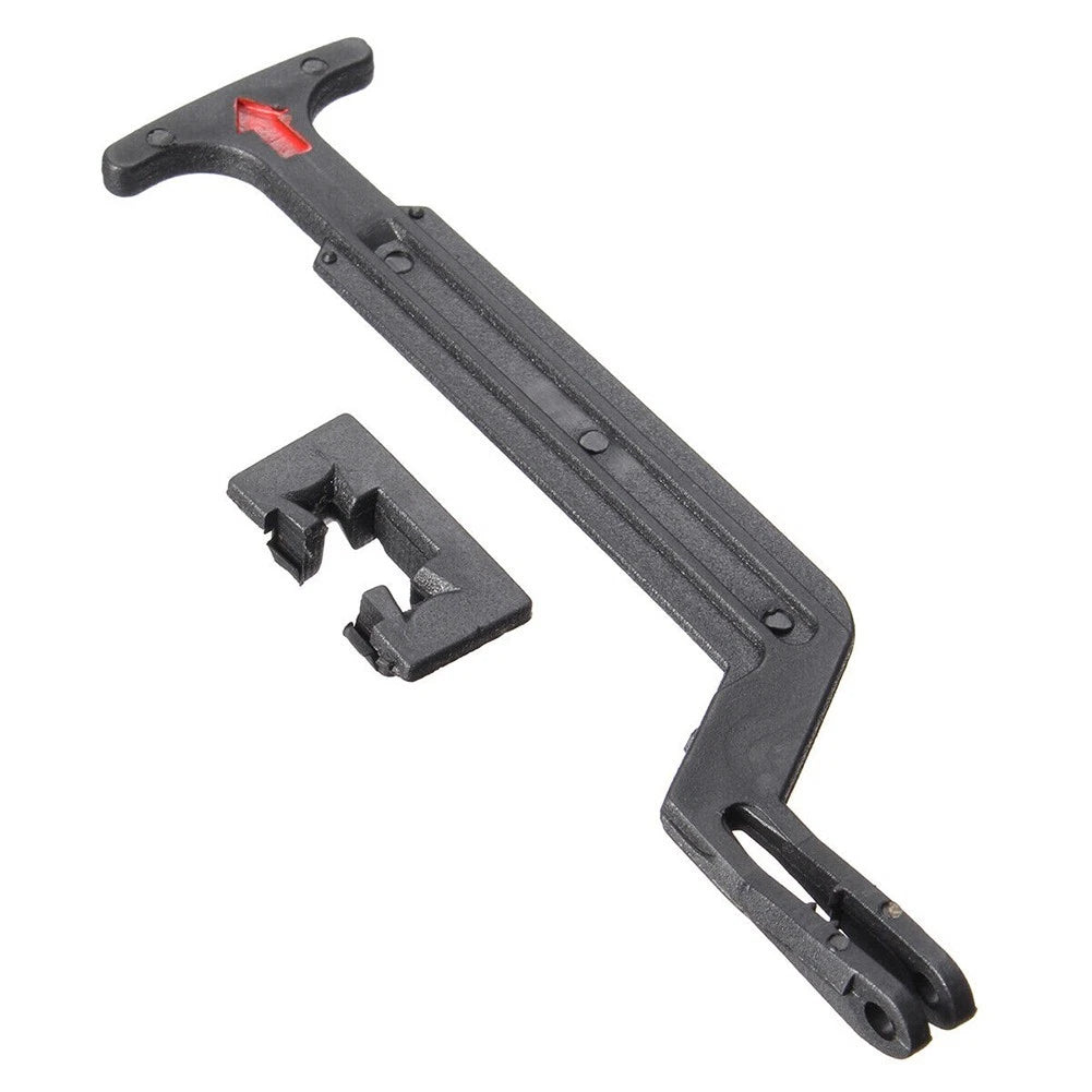 Black Bonnet Hood Unlocking Rod Lock Handle for Passat (1997–2005)