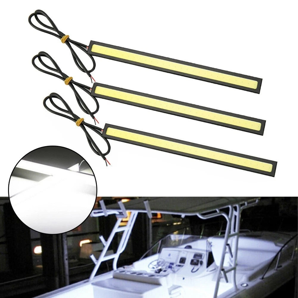 3X Marine Grade 12V Cool White LED Courtesy Lights