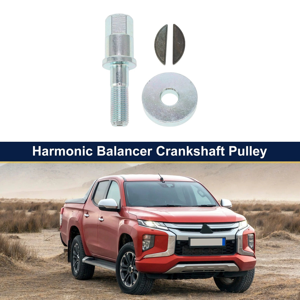 Harmonic Balancer Crankshaft Pulley for Mitsubishi L200 (2006–2015)