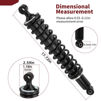Front Shock Absorber 51400-HP0-A51 for Honda Foreman 500 TRX500 (2005–2023)