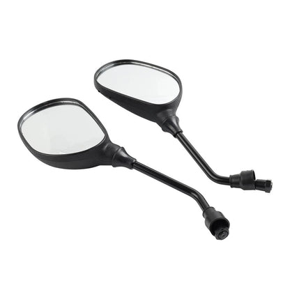 Side Rear View Mirror 10mm for Polaris Honda Kawasaki (ATV Motorcycle)