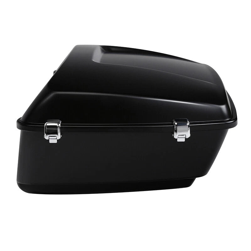 Matte Black Trunk Backrest Mount Rack for Harley Touring Glide (2009–2013)